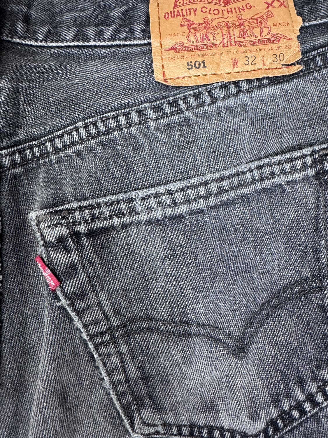 빈티지 90s 리바이스 Levis 501 블랙 32/30 상품이미지8