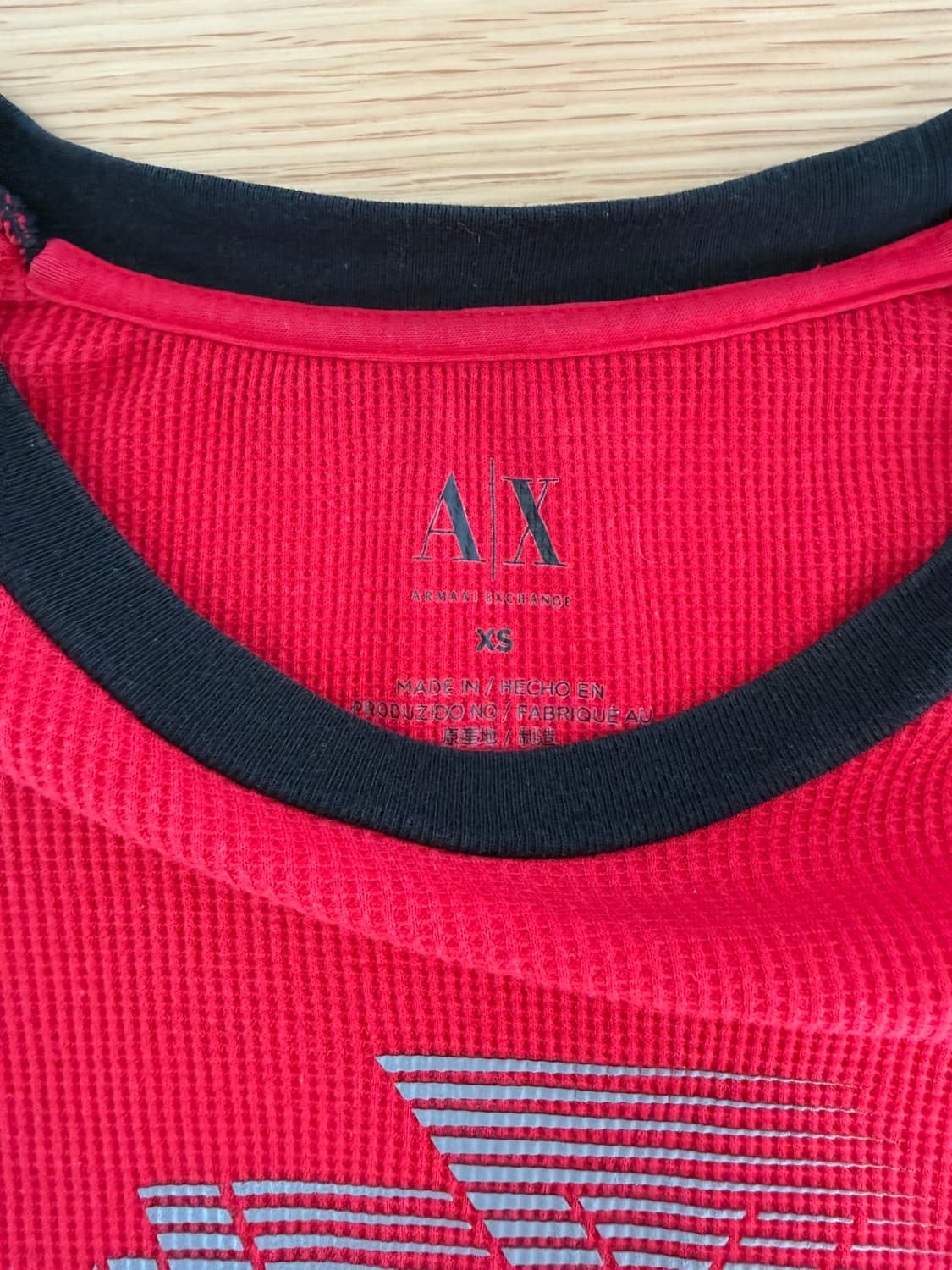 아르마니 익스체인지(A|X) 와플 롱슬리브 상품이미지6