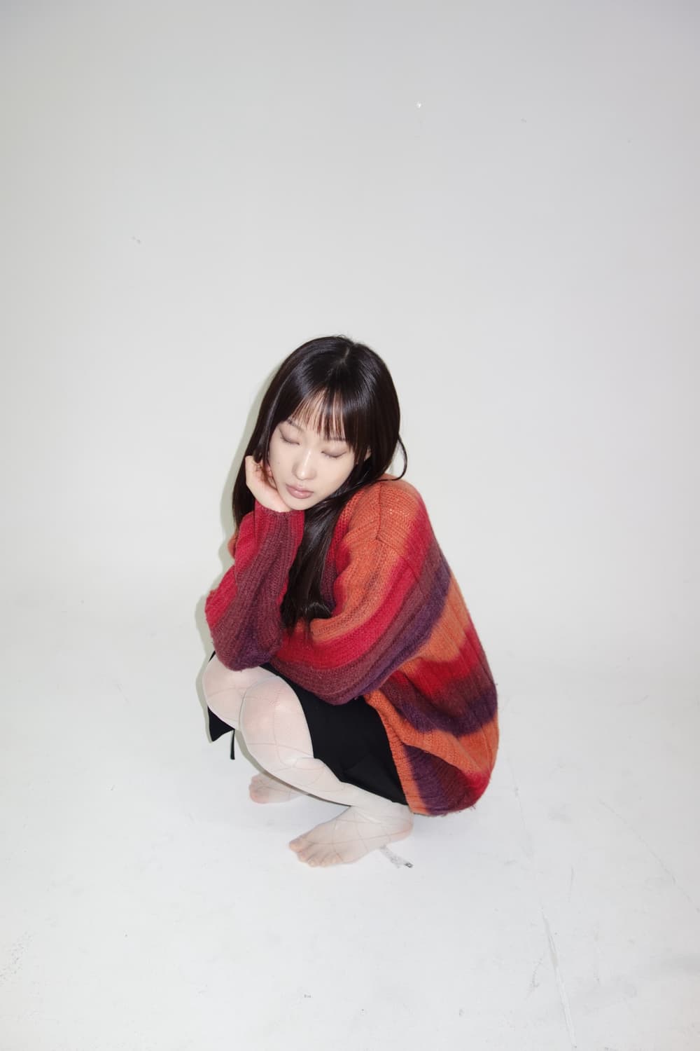 레인보우 니트 상품이미지1