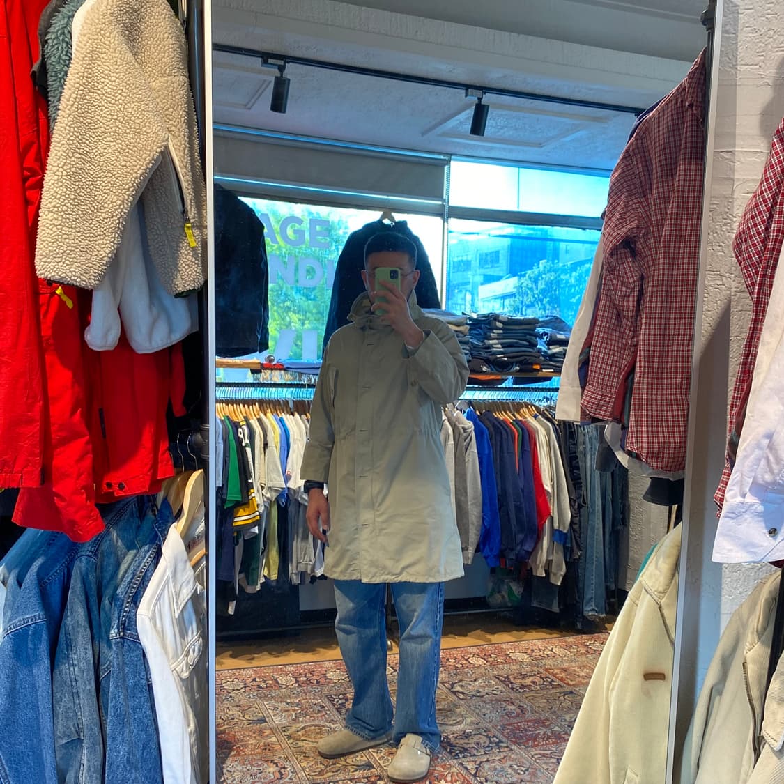 🌊GAP hoodie long coat 상품이미지10