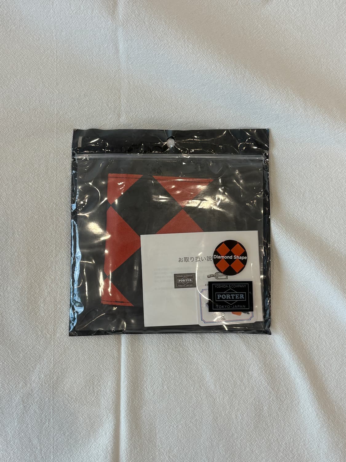 요시다 포터 다이아몬드 체크 패턴 지갑 상품이미지7