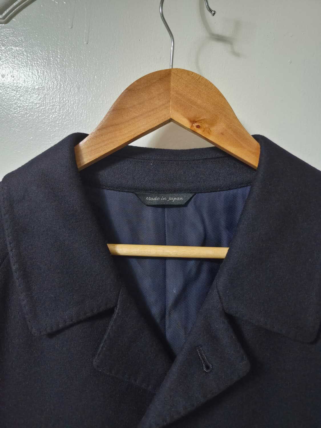 (M) 킨록앤더슨 캐시미어 맥코트 싱글코트 네이비 상품이미지2