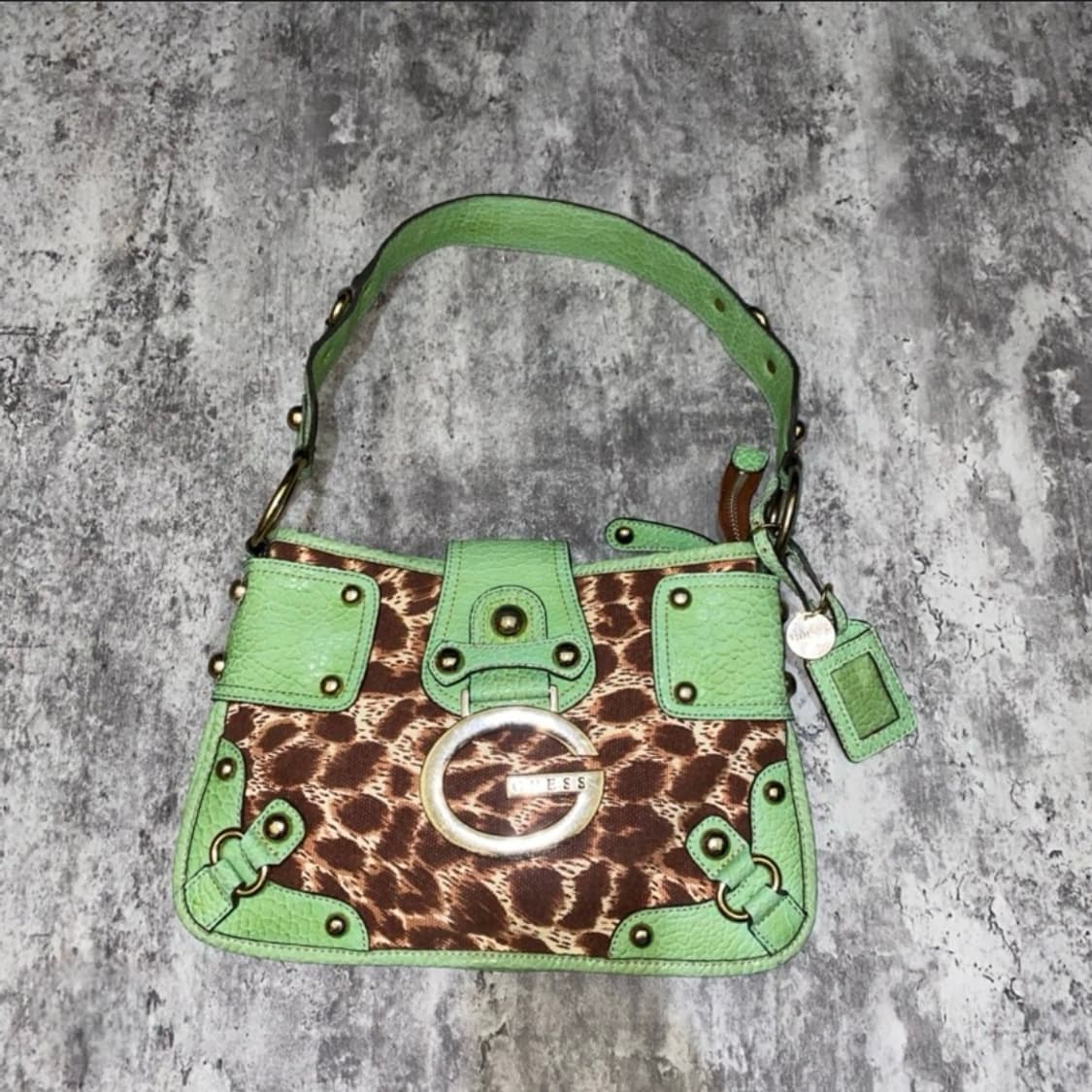  GUESS게스 Y2k 레오파드 숄더백 상품이미지1