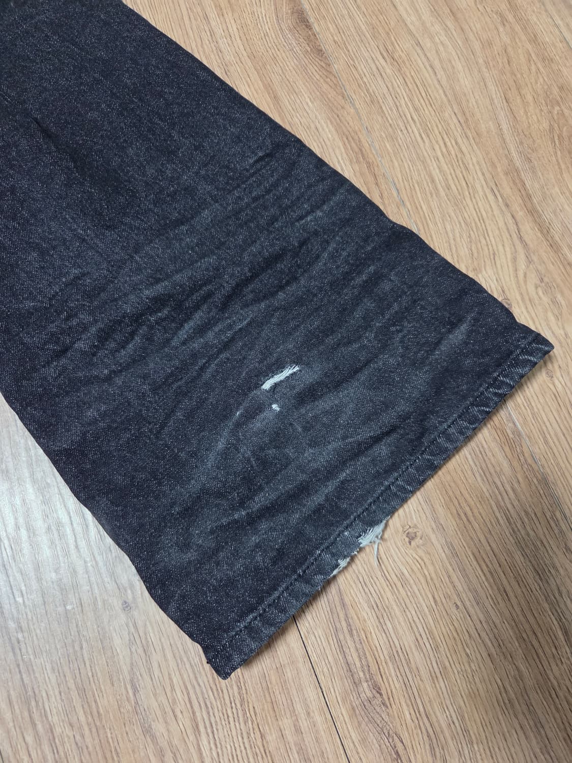 [2] 카미엔 kamien 크로스 다트 플레어 데님진 청바지 상품이미지7