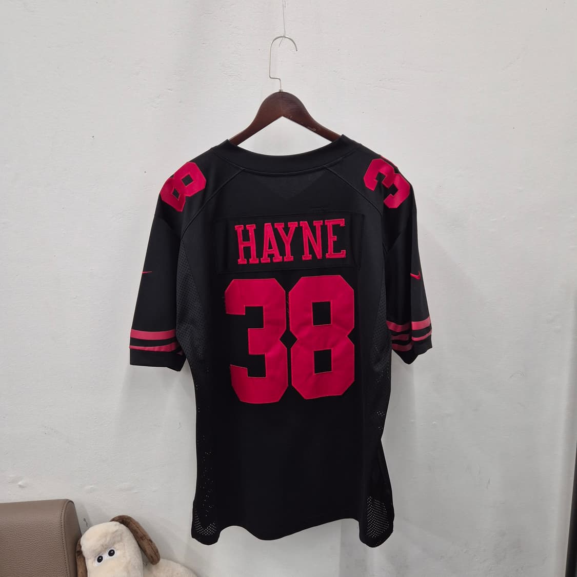 나이키 49ers 블랙 38번 유니폼 L 상품이미지4