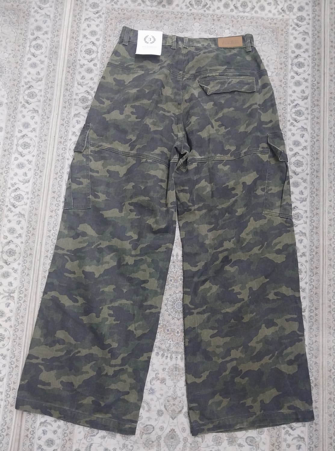 (새상품) 어반드레스 사이드 카모 빅 카고 팬츠 M 상품이미지3