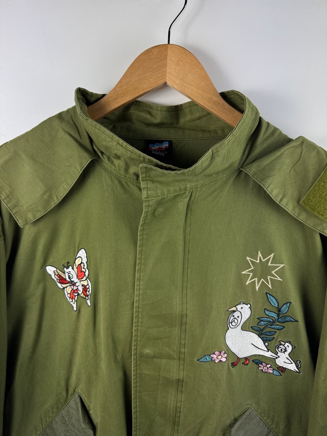 JPN ScoLar 자수와펜 오버핏 자켓1744 상품이미지3