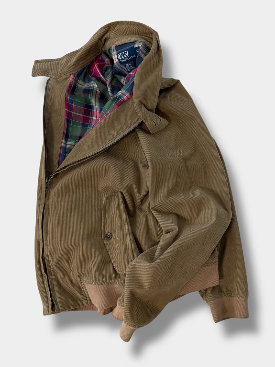 폴로 랄프로렌 90‘s 코듀로이 바라쿠다 블루종 자켓 상품이미지1