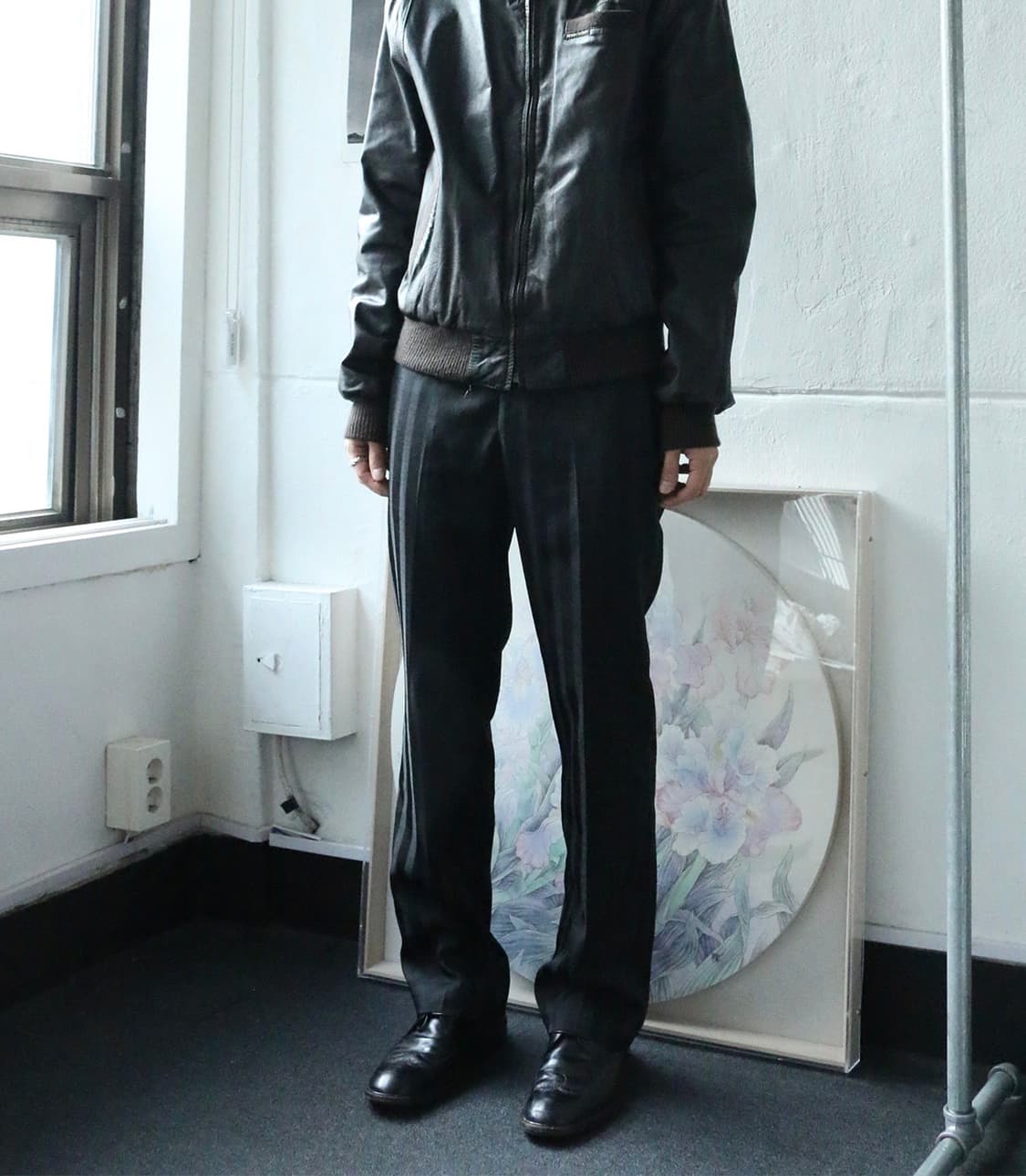 엔할리우드 핀스트라이프 트라우저 상품이미지1