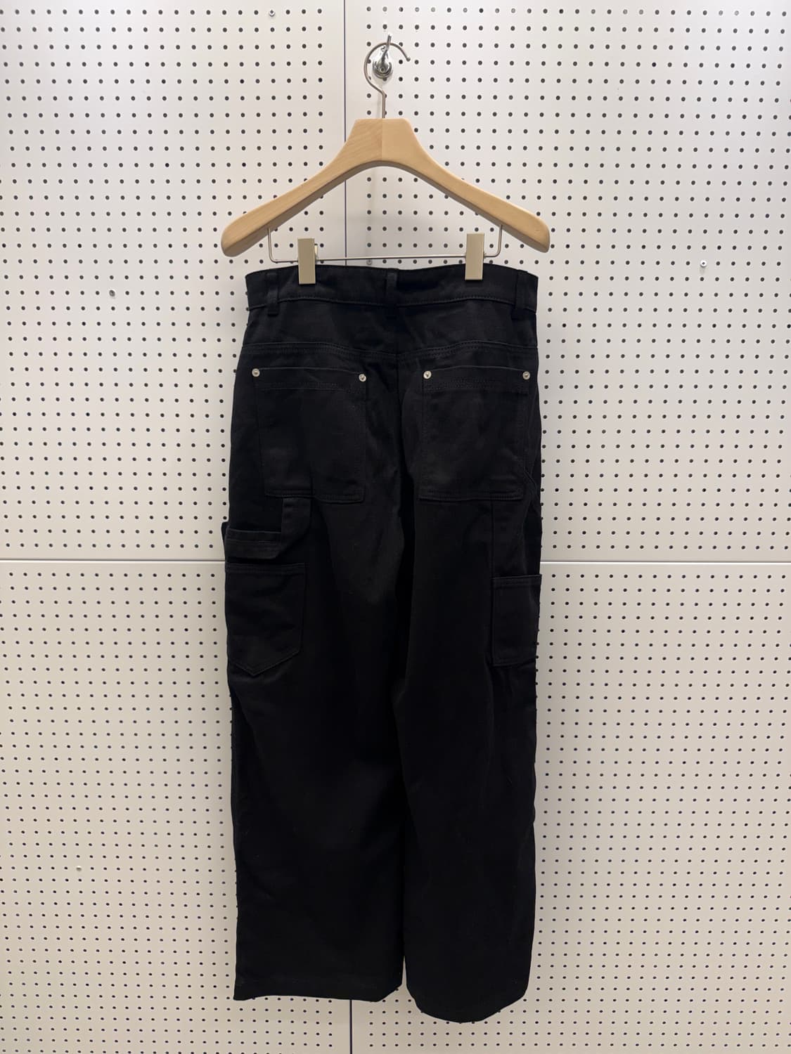 트래블 카펜터 데님 팬츠 블랙 U1241 상품이미지4