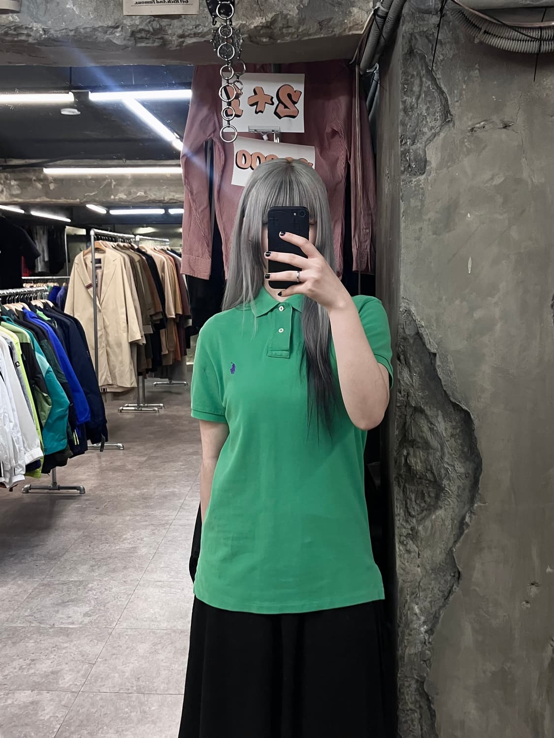 폴로 랄프로렌 카라 반팔 티셔츠 그린 S #csz3287 상품이미지2