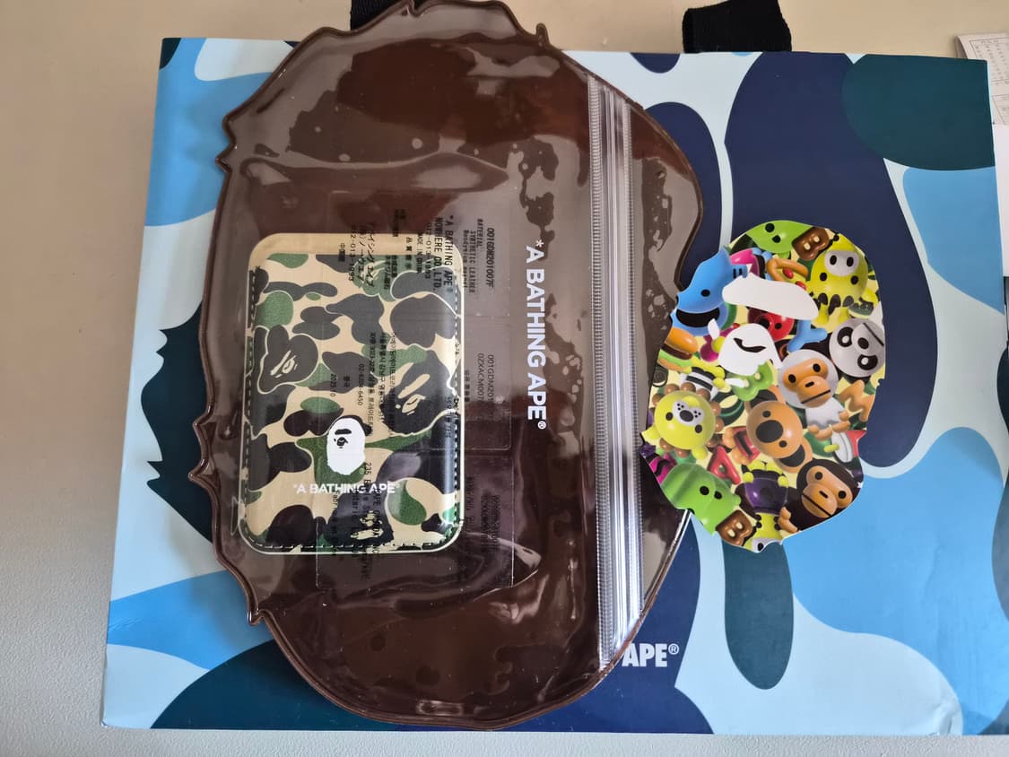 베이프 정품 에이비씨 카모 마그넷 카드 케이스 모바일 상품이미지4