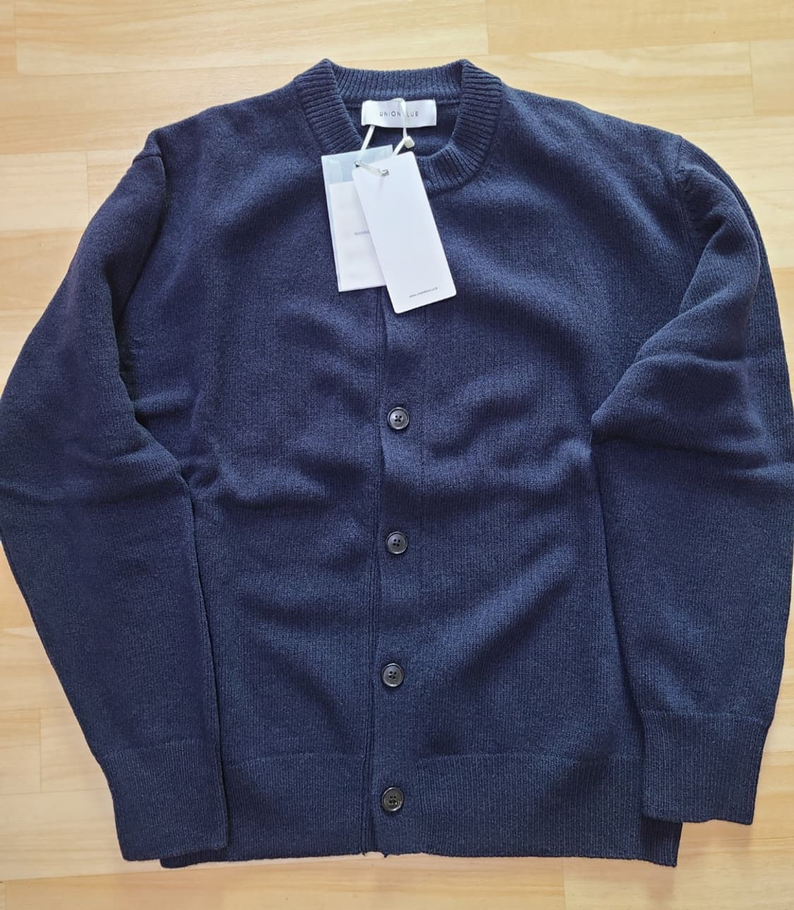 유니온블루 솔리드 크롭 가디건 M 상품이미지1
