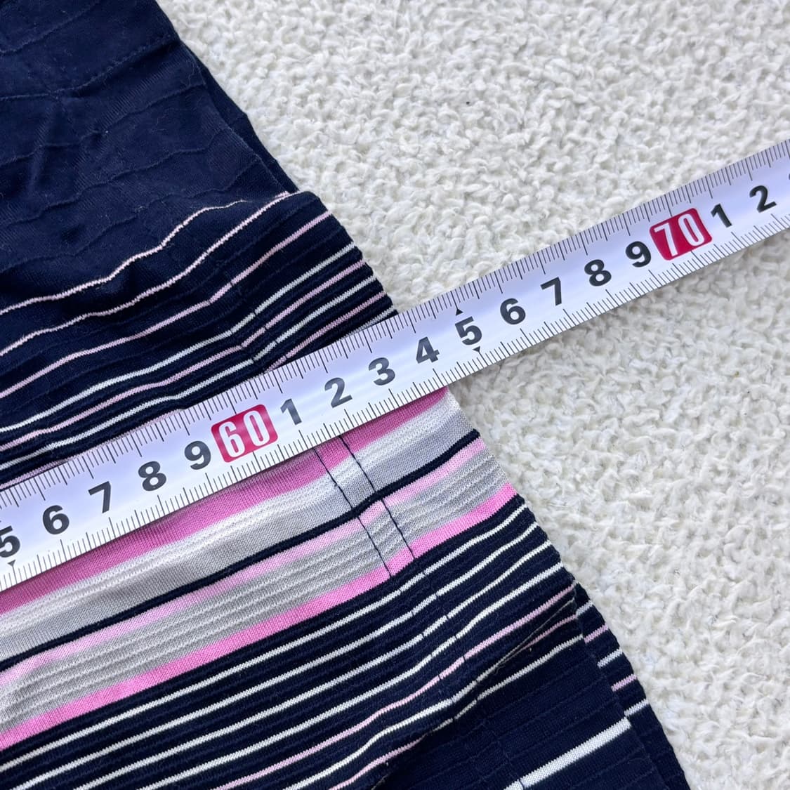 95 울시 퍼플 스트라이프 반팔 셔츠 0416E 상품이미지5