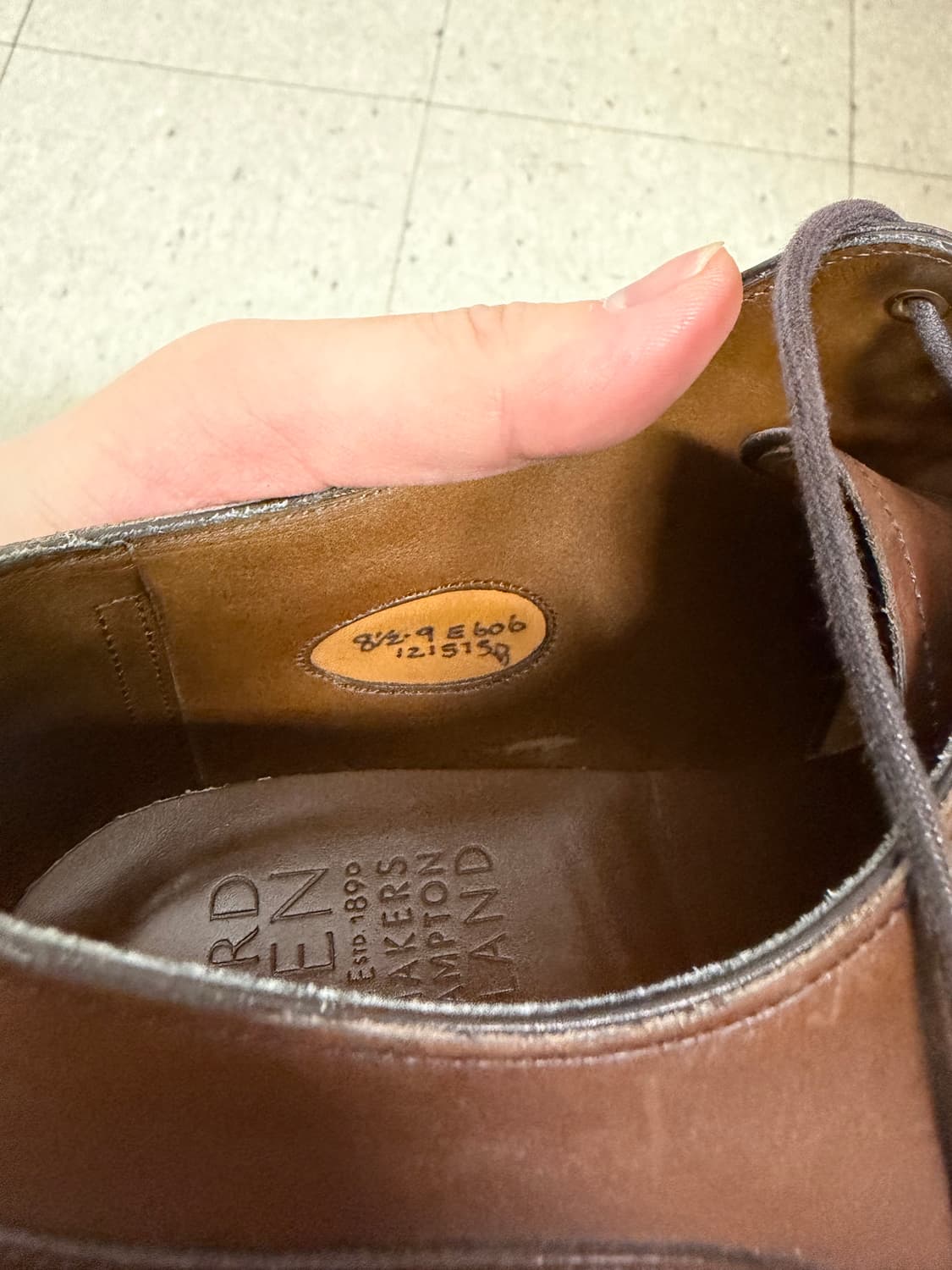 에드워드그린 도버 606 다크오크 8.5 상품이미지5