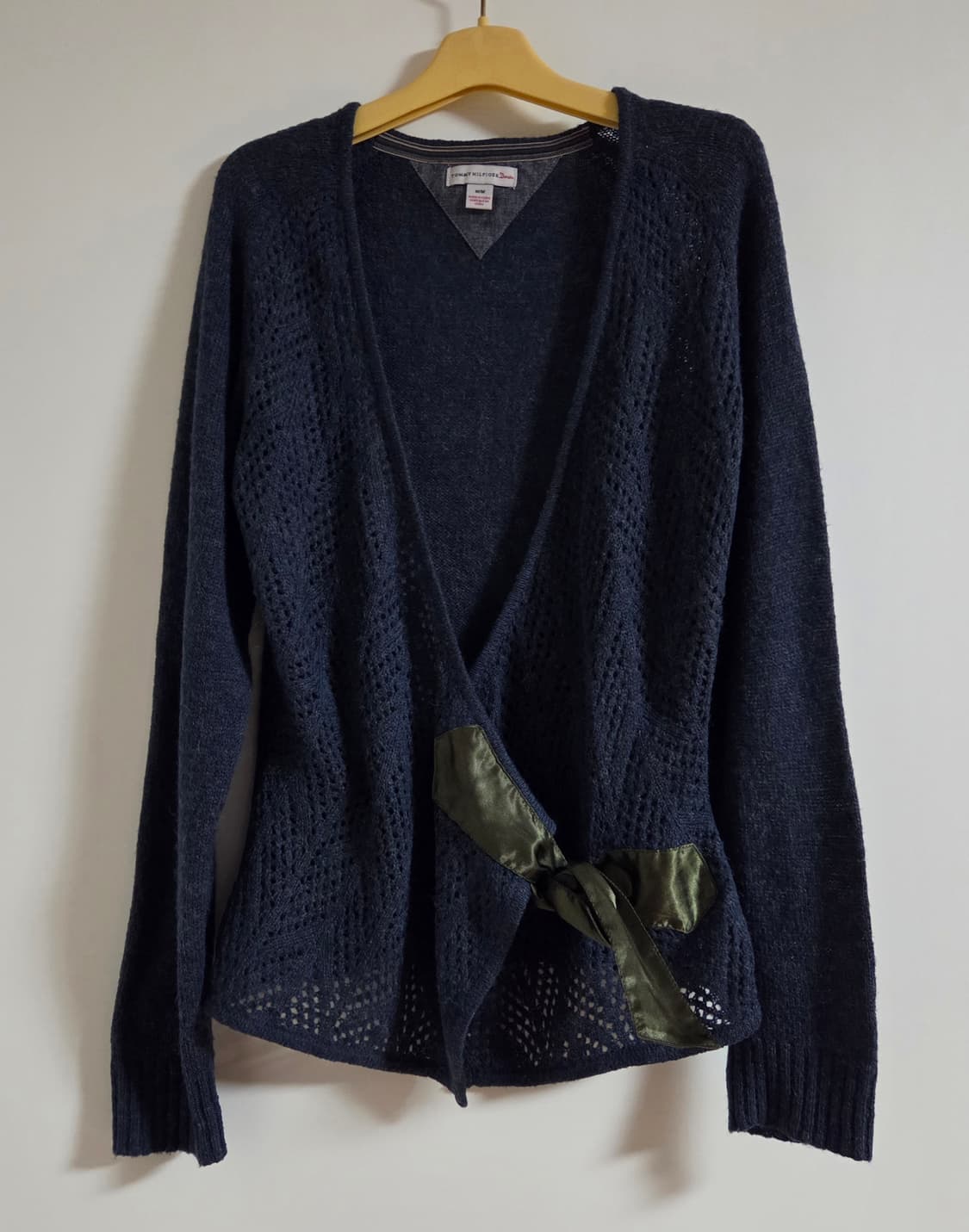 타미힐피거 데님 니트 가디건 상품이미지1