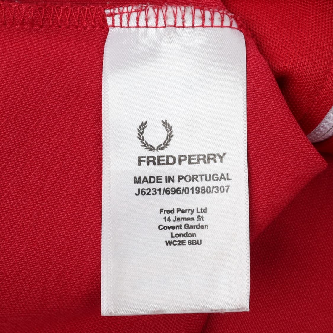 프레드페리 레드 트랙 집업 자켓 상품이미지9