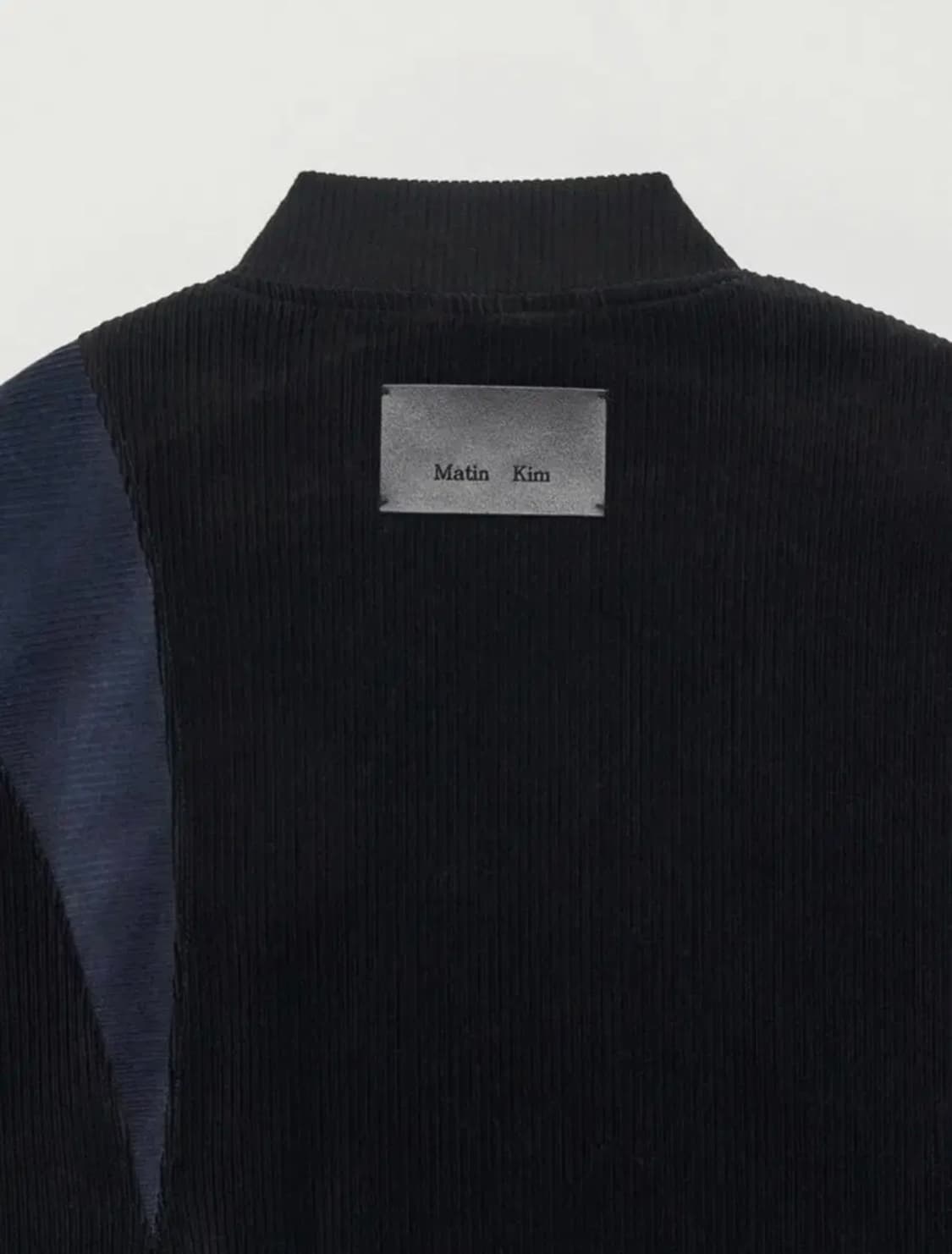 마뗑킴 코듀로이 베이스볼 점퍼 블랙 상품이미지6