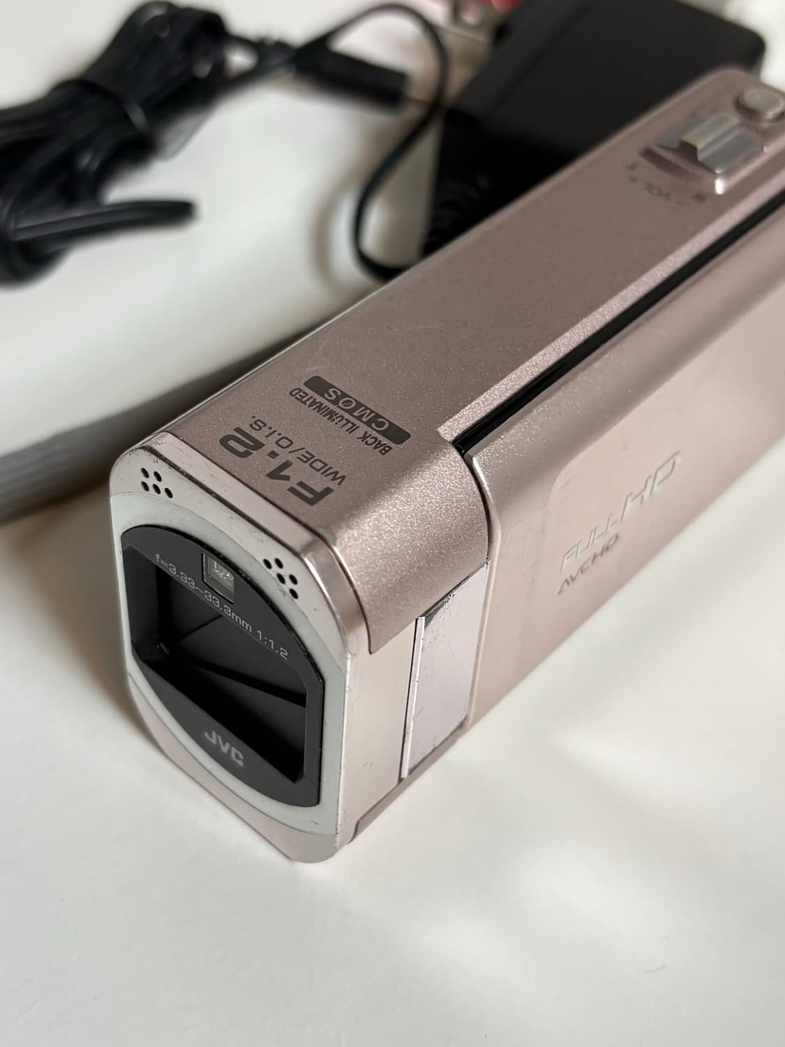 JVC Everio GZ-V590 핑크색 캠코더 풀박 상품이미지1