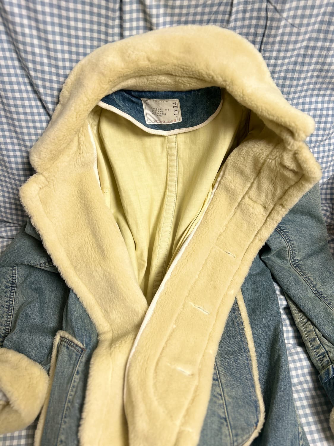 사카이 데님 쉐르파 그런지 코트 3 상품이미지10