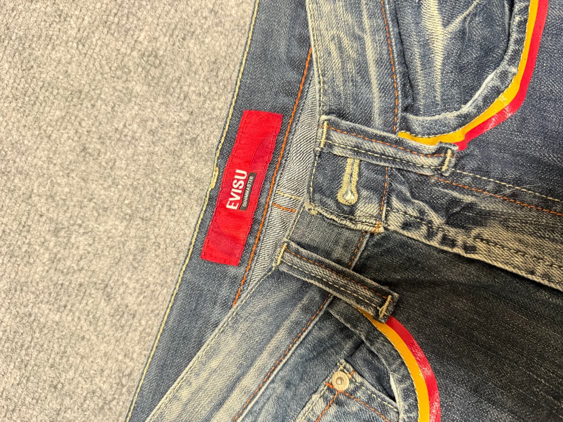 Evisu 데님 스트레이트 팬츠  상품이미지3