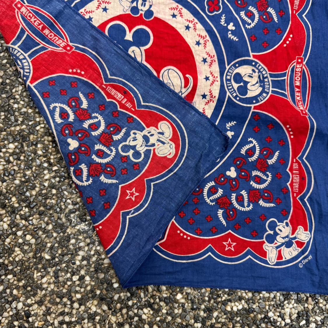 빈티지 디즈니 미키마우스 반다나  상품이미지3