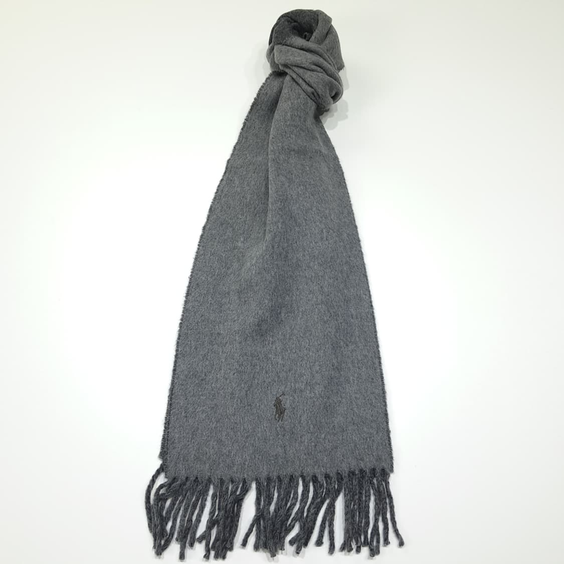 MX453 폴로 그레이 양면 머플러 목도리 상품이미지1