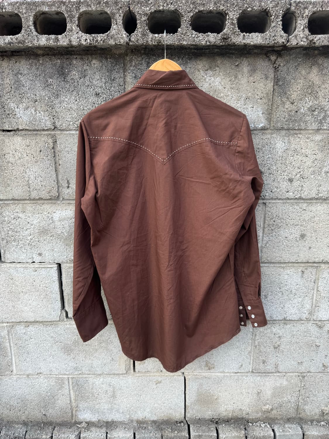 80s karman 빈티지 스티치 웨스턴 셔츠  상품이미지2