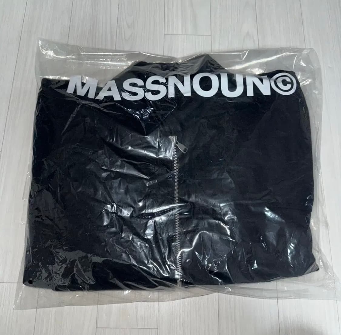 매스노운 웨스턴 울 블루종 블랙 M 상품이미지2