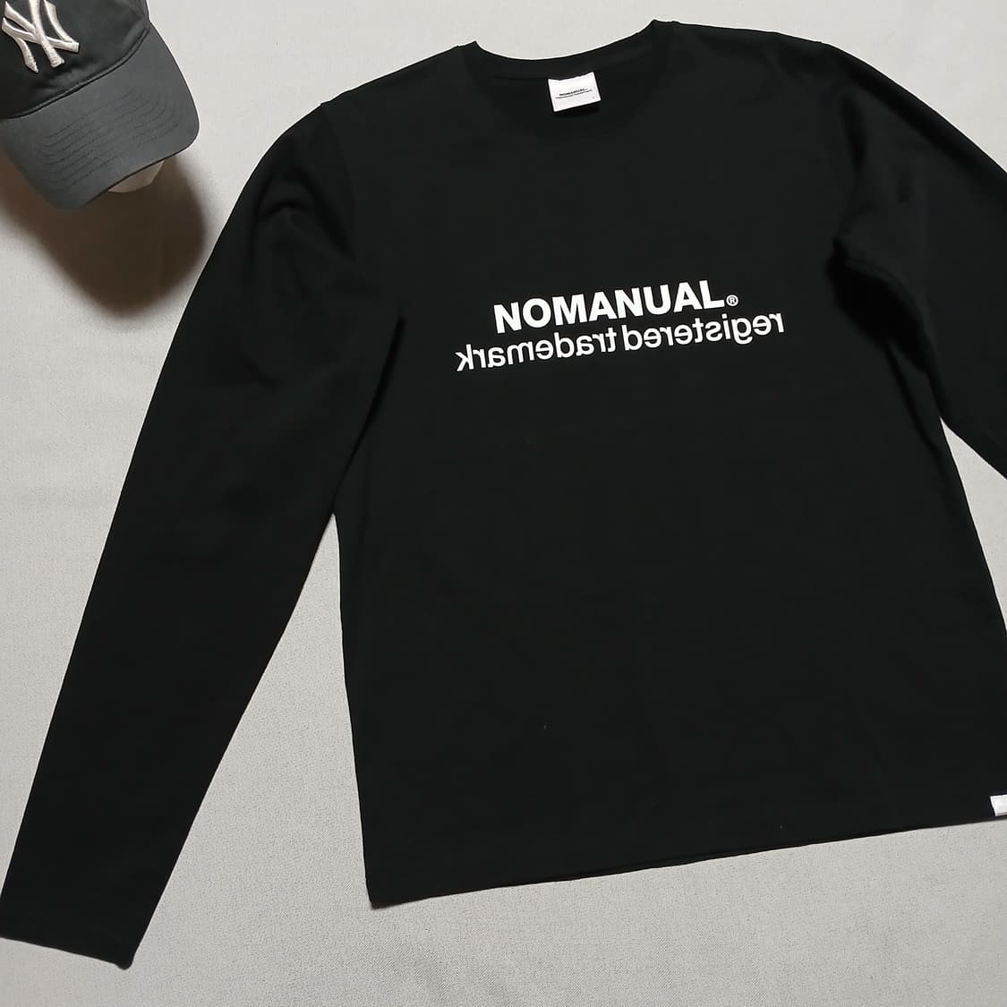 NM 노메뉴얼 슬리브 빳빳한원단 긴팔티 상품이미지5