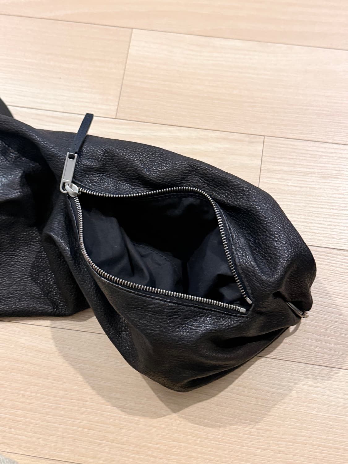 릭오웬스 체인 램스킨 크로스백 블랙 상품이미지7