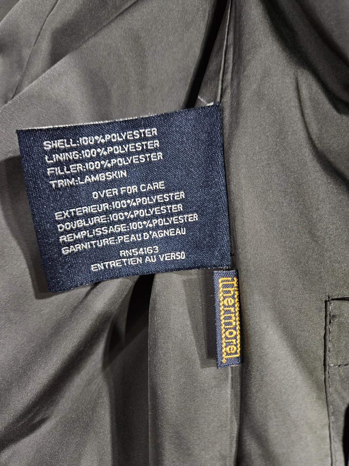 콜한 퀼팅 카키컬러 남성 105~110 패딩자켓  상품이미지9