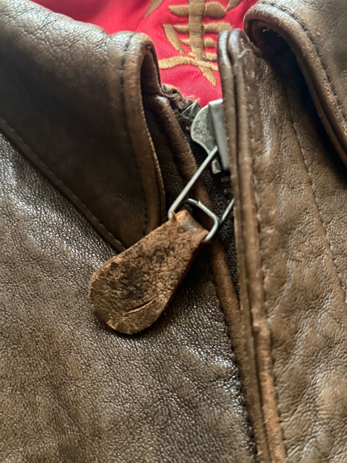 90s 아비렉스 a2 레더 붐버 자켓 상품이미지8