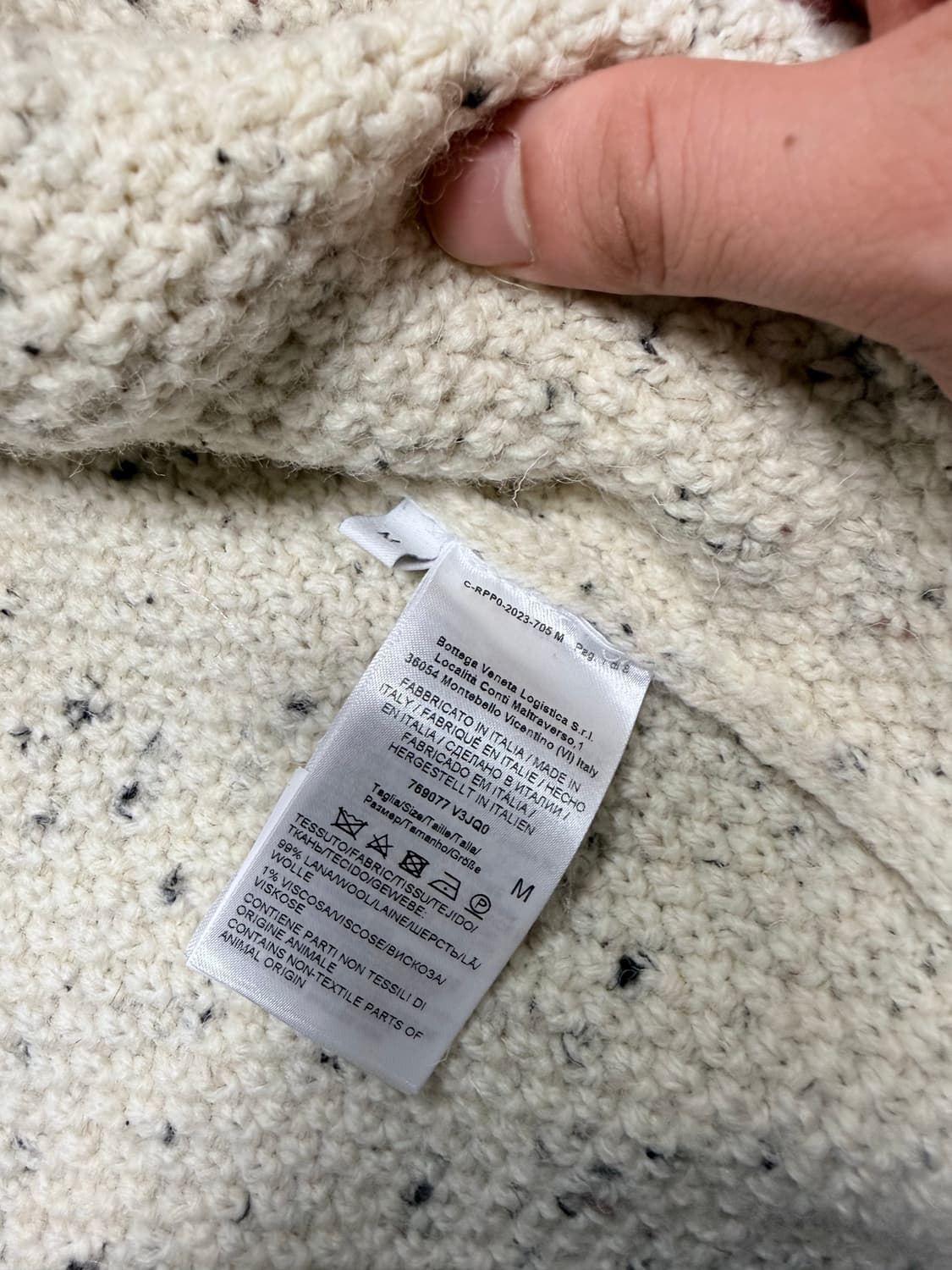 보테가베네타 울셔츠 m사이즈 상품이미지5