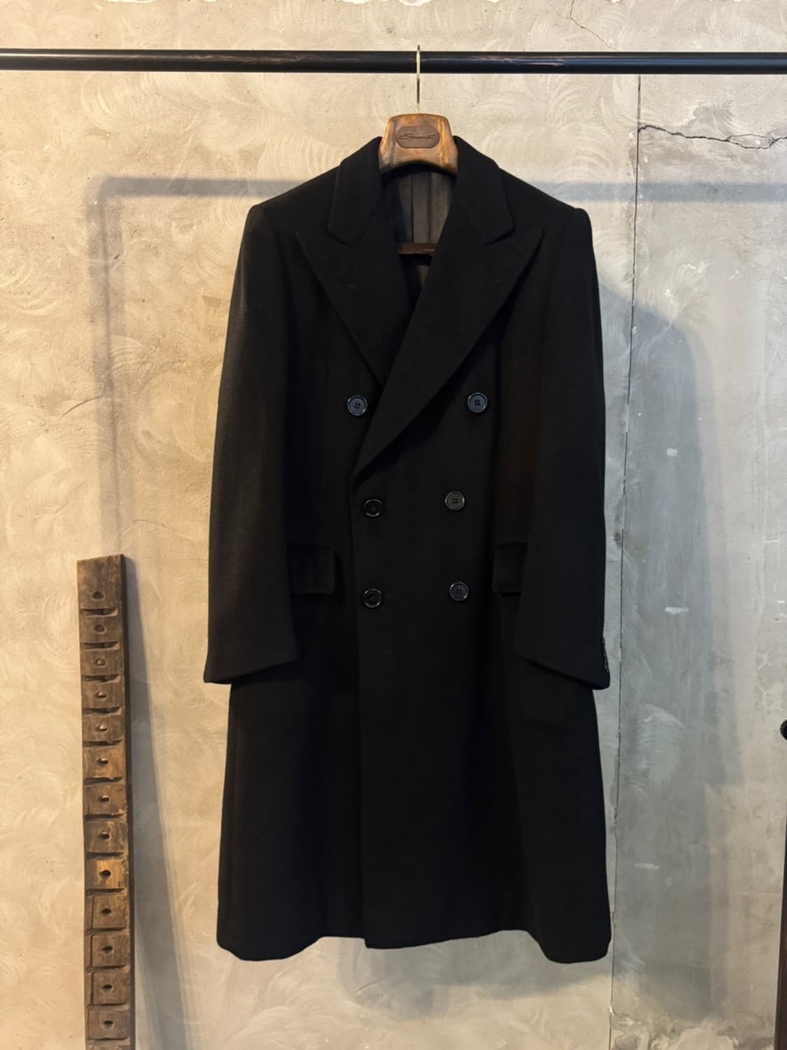 체스터베리 캐시미어 울 더블 브레스티드 코트 100~103 상품이미지9