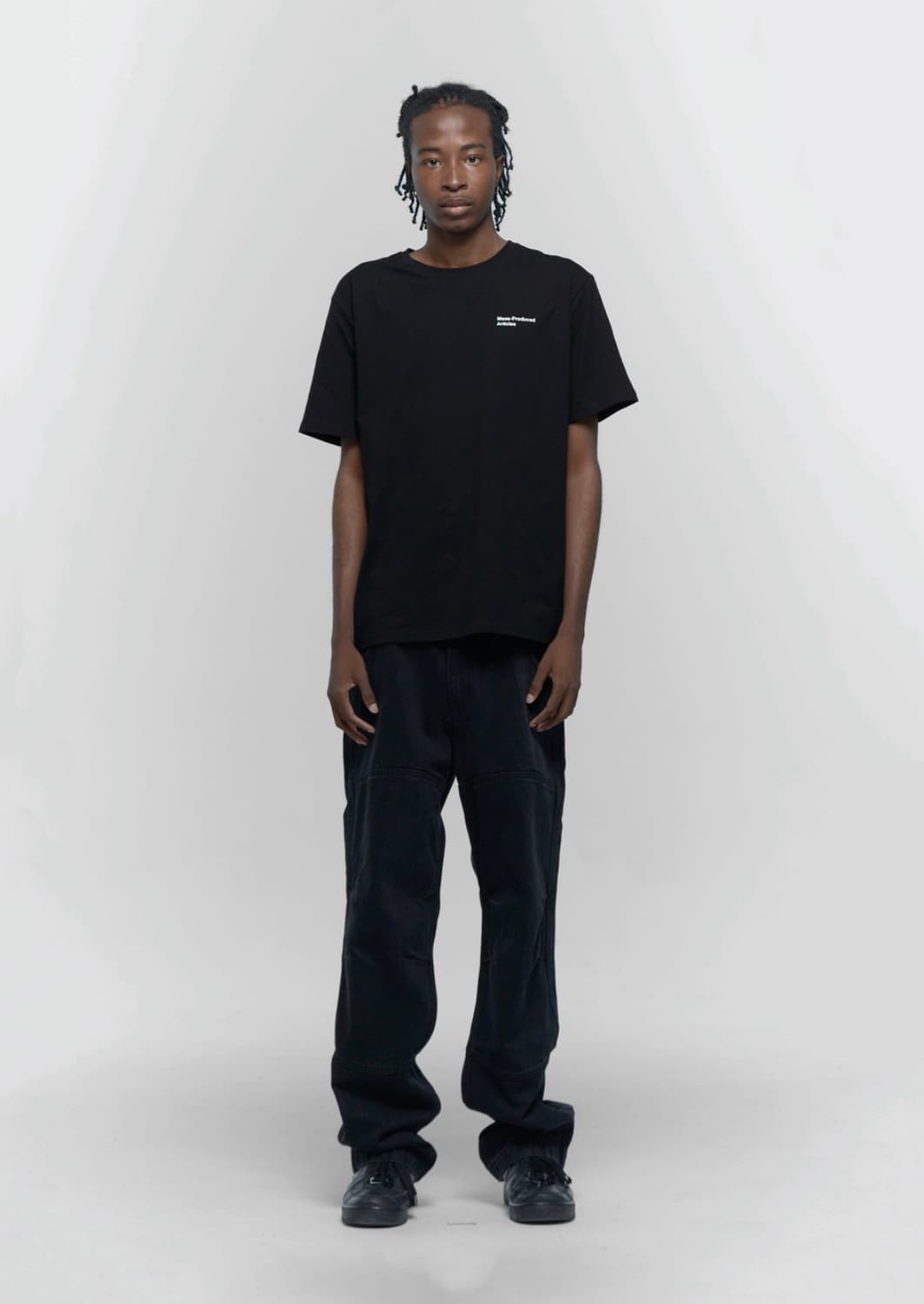 PLASTICPRODUCT T-SHIRT (BLACK) S 상품이미지4