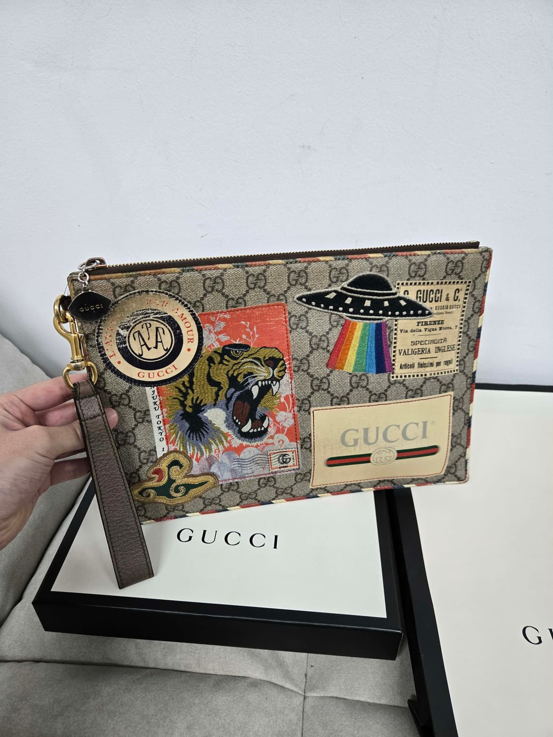 [보증서 정품]구찌 쿠리에 클러치백 상품이미지3