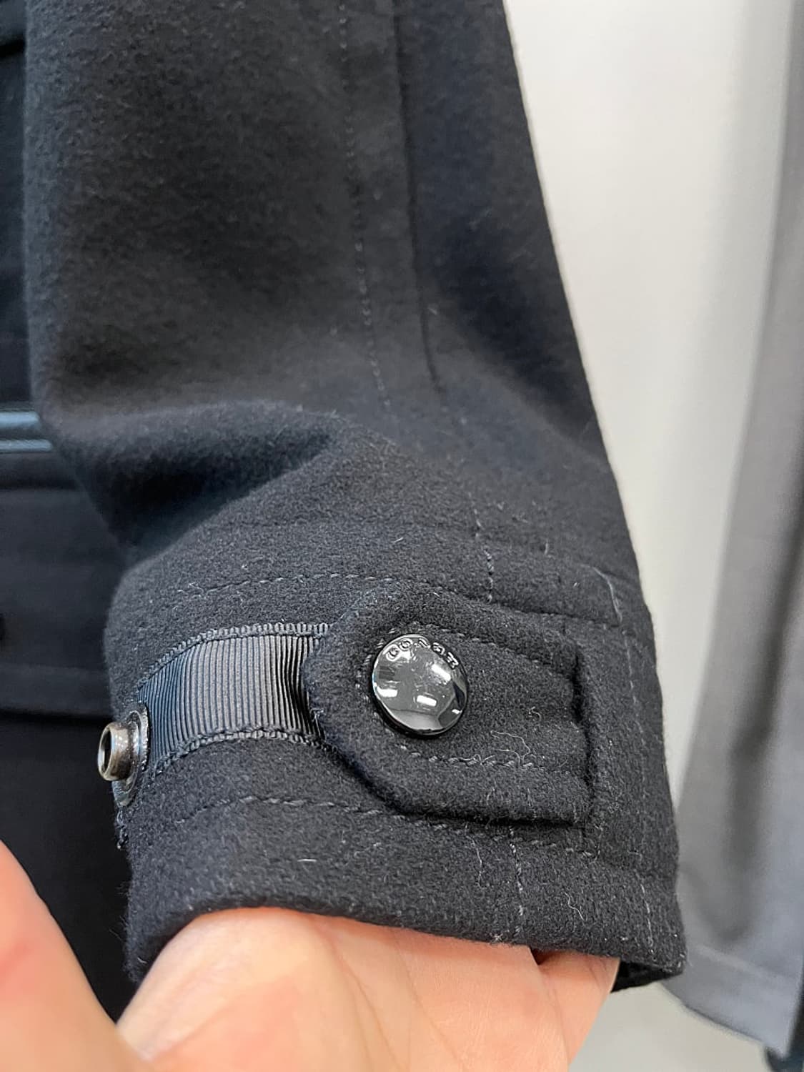 여) 코치 시어링 후드 울코트  상품이미지10