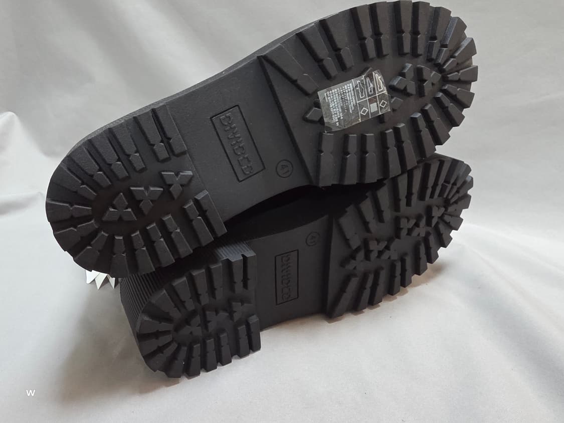 H&M 블랙 플랫폼 레이스업 부츠 [eur41 / 260mm] 상품이미지6