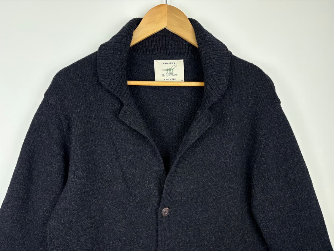 헨리코튼 니트웨어 숄 칼라 가디건 상품이미지2