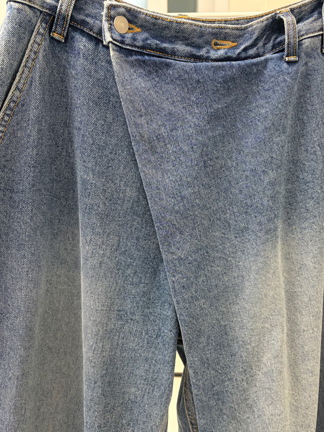 hatchingroom wrap jeans blue 3size 상품이미지4