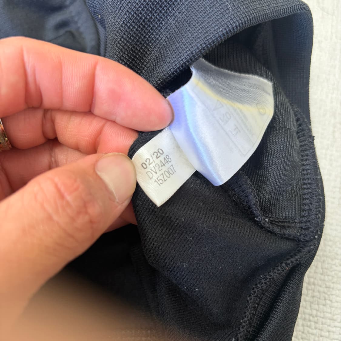 XL) Adidas 블랙 화이트 삼선 트랙 져지 상품이미지5