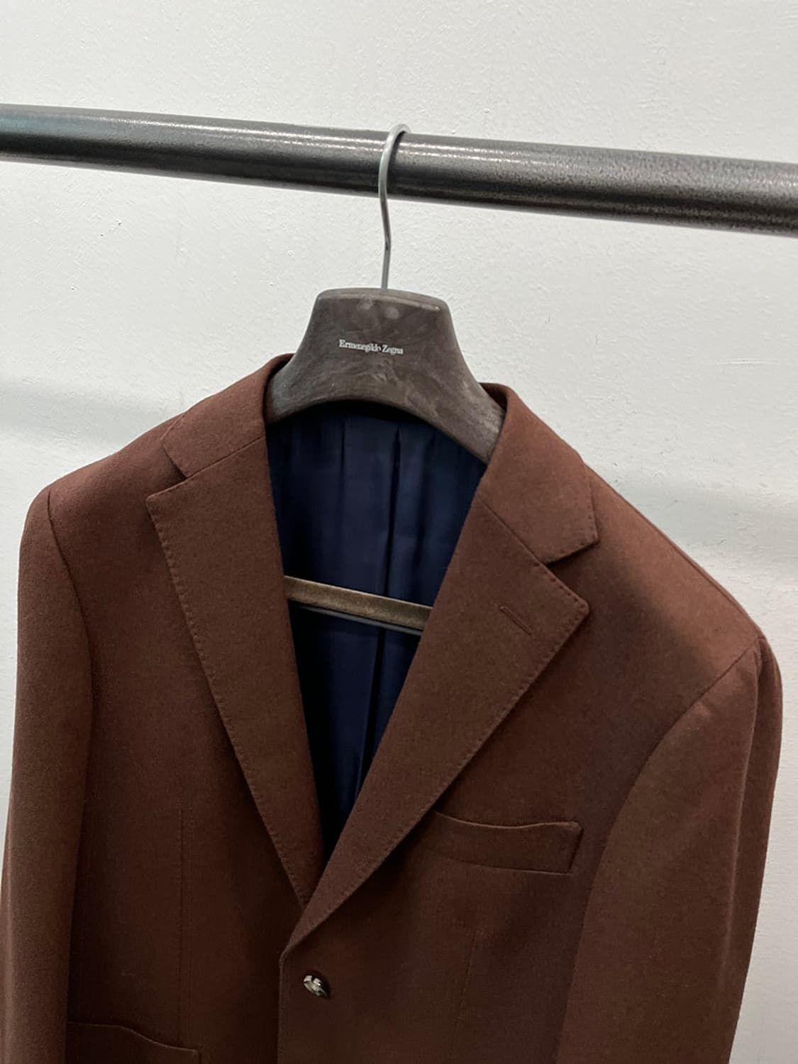 100) 수트서플라이 버건디 울자켓  상품이미지2