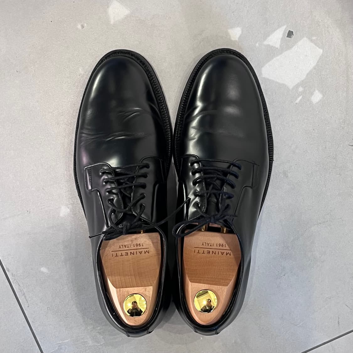 [uk8.5, 275] 얀코 허드슨1 블랙 더비 홍창 상품이미지1