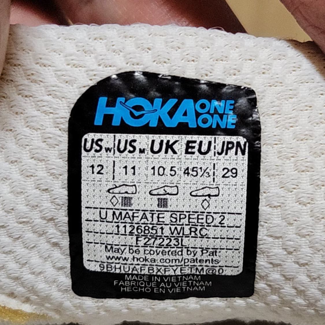 호카 290 마파테스피드2 화이트 루나락 상품이미지8