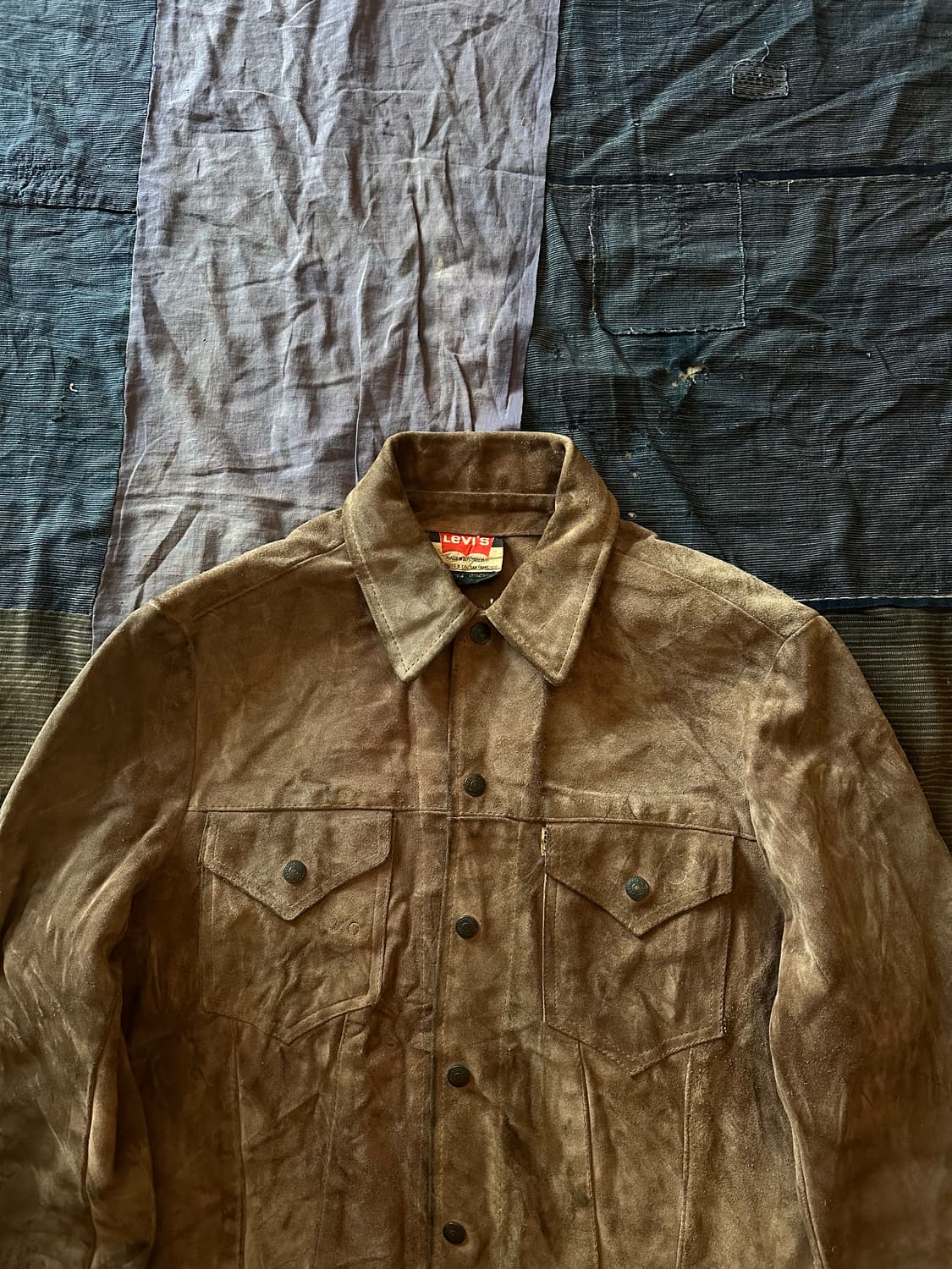 60s 70s Levis Big "E" 3rd Suede Jacket 상품이미지3