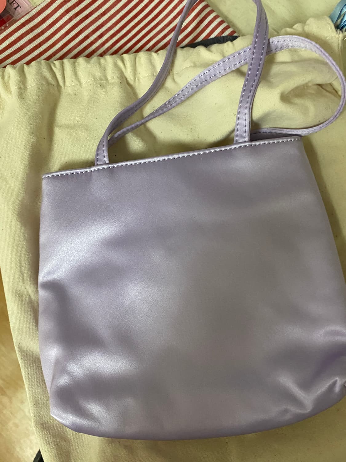 홈오브하이 hai - 미니 실크 백 라일락 색상 상품이미지2