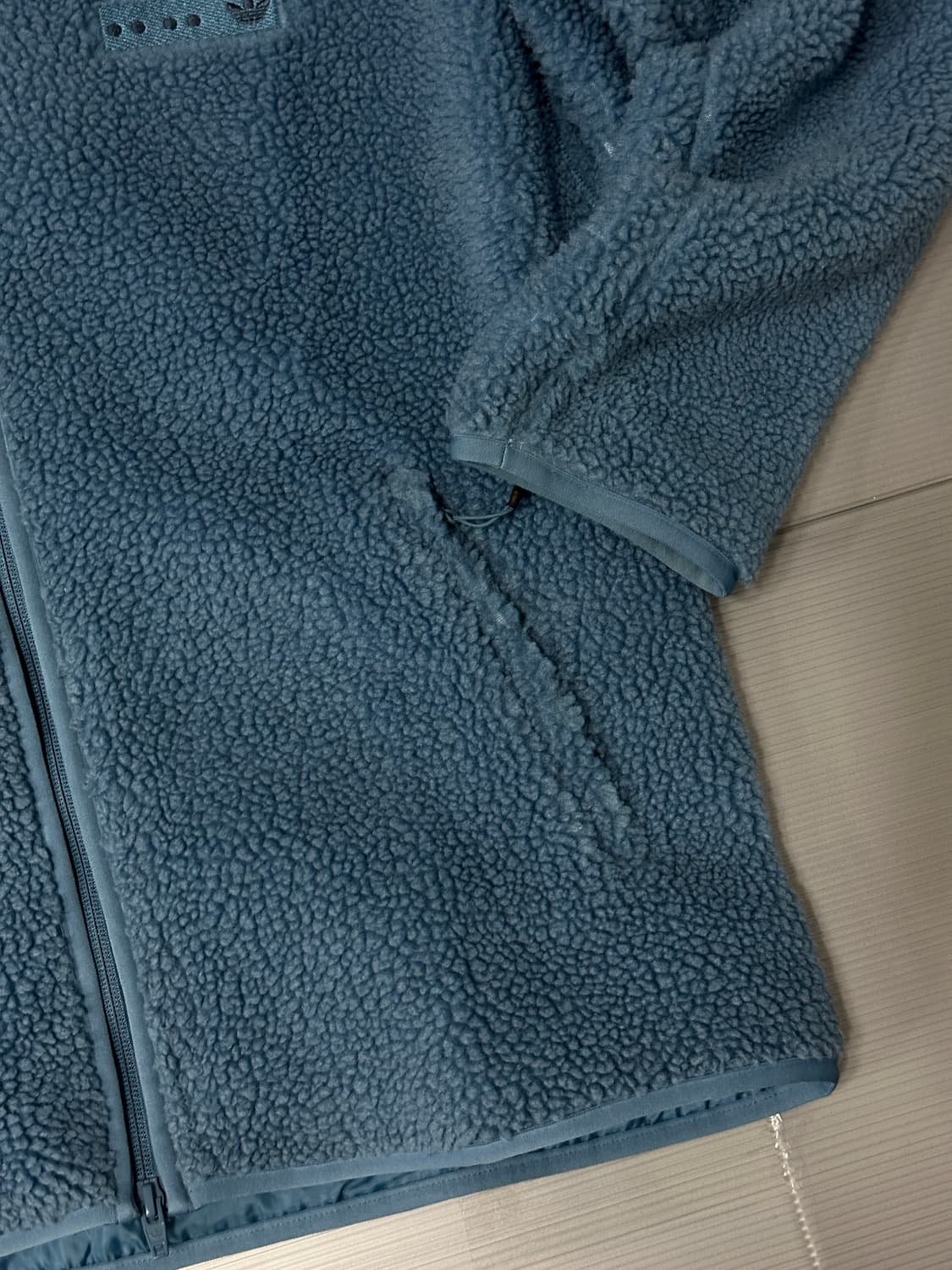 아디다스 쉐르파 뽀글이 자켓 블루 M 상품이미지3