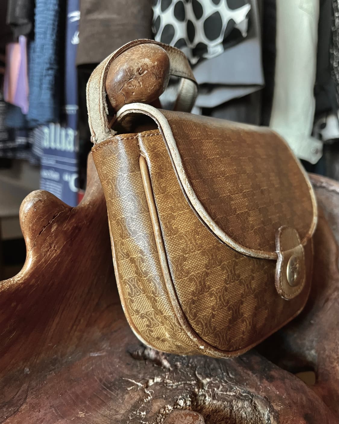 1980-90s Old CELINE Macadam Cross Bag 상품이미지5