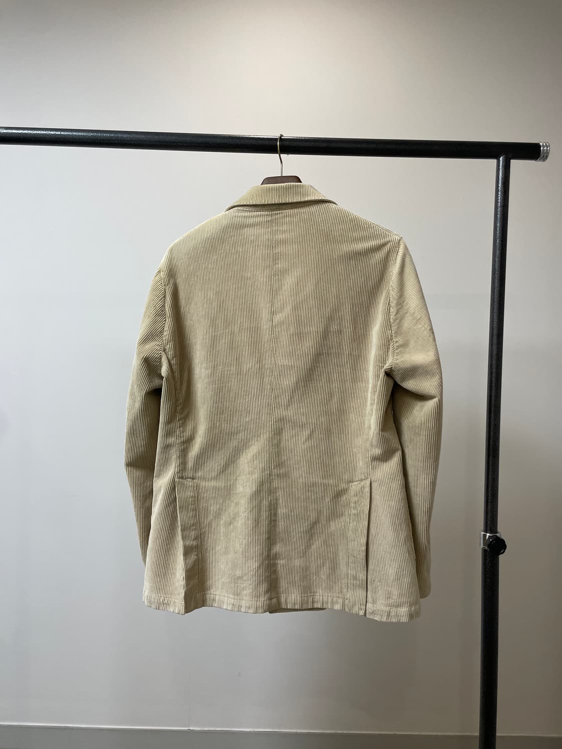 (54) Bagutta 바구따 아이보리 코듀로이 더블 자켓 상품이미지3